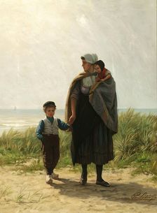 Dutch Peasants. Creator: Philip Lodewijk Jacob Frederik Sadee