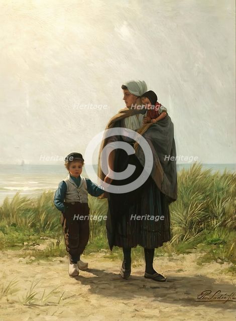 Dutch Peasants. Creator: Philip Lodewijk Jacob Frederik Sadee.