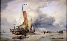 Dutch Pincks at Scheveningen Holland, 1860. Artist: Edward William Cooke
