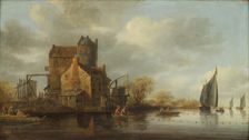 Dutch River View, 1615-1677. Creators: Jan van Goyen, Jan Coelenbier