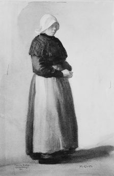 Dutch Woman, 1894. Creator: Marcia Oakes Woodbury