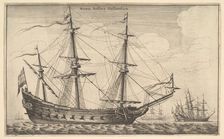 Dutch Warship, 1647. Creator: Wenceslaus Hollar