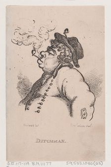 Dutchman, April 1808., April 1808. Creator: Thomas Rowlandson