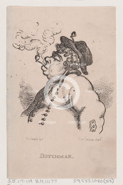 Dutchman, April 1808., April 1808. Creator: Thomas Rowlandson.