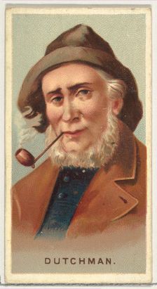 Dutchman, from World's Smokers series (N33) for Allen & Ginter Cigarettes, 1888. Creator: Allen & Ginter