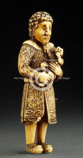 Dutchman with Child, 18th century. Creator: Unknown.