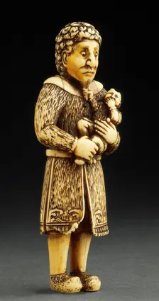 Dutchman with Child, 18th century. Creator: Unknown