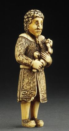 Dutchman with Child, 18th century. Creator: Unknown