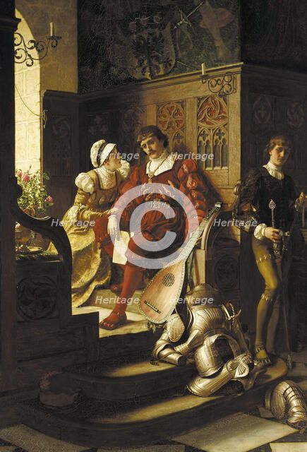 'Duty', 1883.  Artist: Edmund Blair Leighton