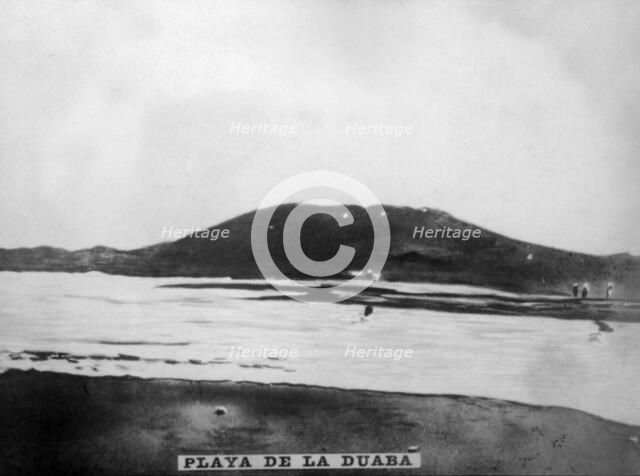 Duaba beach, (1890s), 1920s. Artist: Unknown
