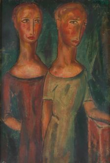 Duality, ca. 1925-1930. Creator: Alfred Henry Maurer