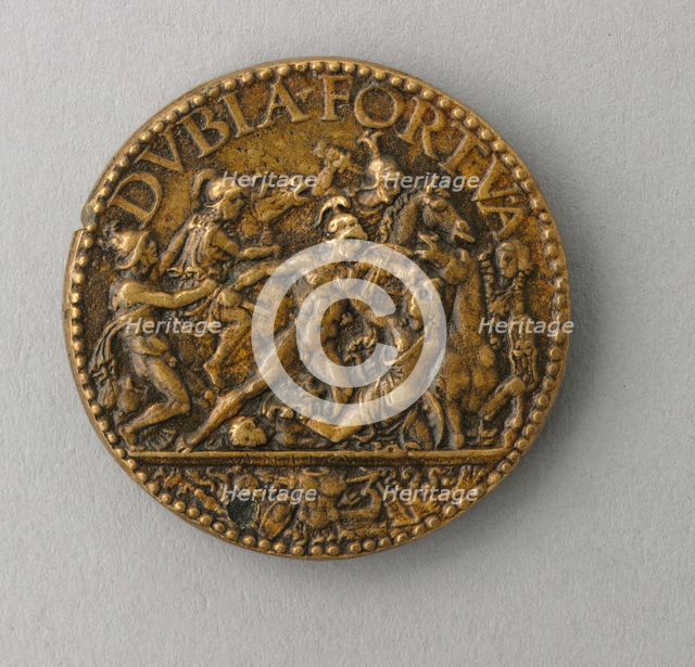 Dubia Fortuna (reverse), 16th century. Creator: Antico (Italian, c. 1460-1528).