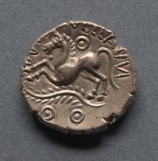 Dubnovellaunus Stater (obverse), c. 1-10 A.D.. Creator: Unknown