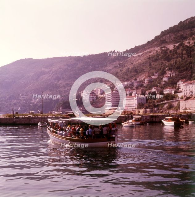 Dubrovnik from the sea, Yugoslavia, c1955. Creator: Arthur Charles Kirby Ware.