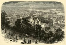 Dubuque, from Kelly's Bluff 1874. Creator: James H. Richardson