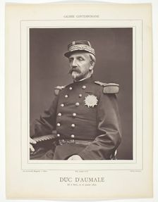Duc D'Aumale, 1876/78. Creator: Eugène Appert