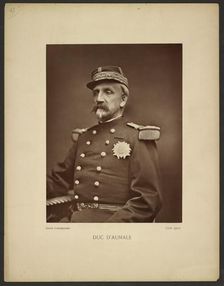 Duc d'Aumale, 1878. Creator: Eugène Appert