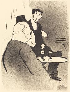 Ducarre at the Ambassadeurs (Ducarre aux ambassadeurs), 1893. Creator: Henri de Toulouse-Lautrec