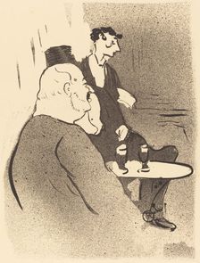 Ducarre at the Ambassadeurs (Ducarre aux ambassadeurs), 1893. Creator: Henri de Toulouse-Lautrec