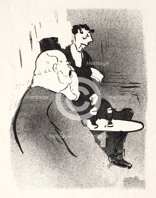 Ducarre aux ambassadeurs, 1893. Creator: Henri de Toulouse-Lautrec (French, 1864-1901).