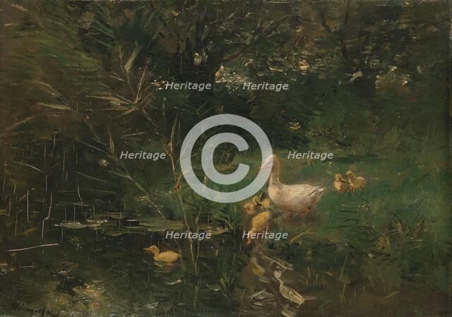 Ducklings, c.1880-c.1907.  Creator: Willem Maris.