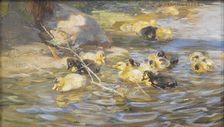 Ducks. Creator: Rudolf Schramm-Zittau