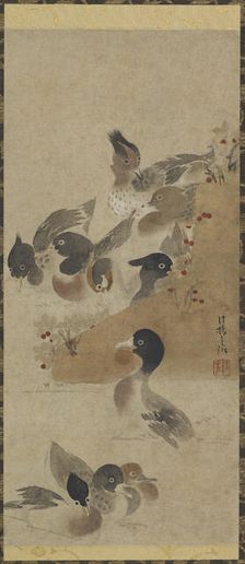 Ducks, Edo period, (18th century?). Creator: Unknown