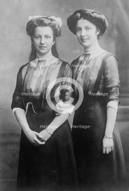 Duchesses Elizabeth Frances and Hedwig, between c1910 and c1915. Creator: Bain News Service.