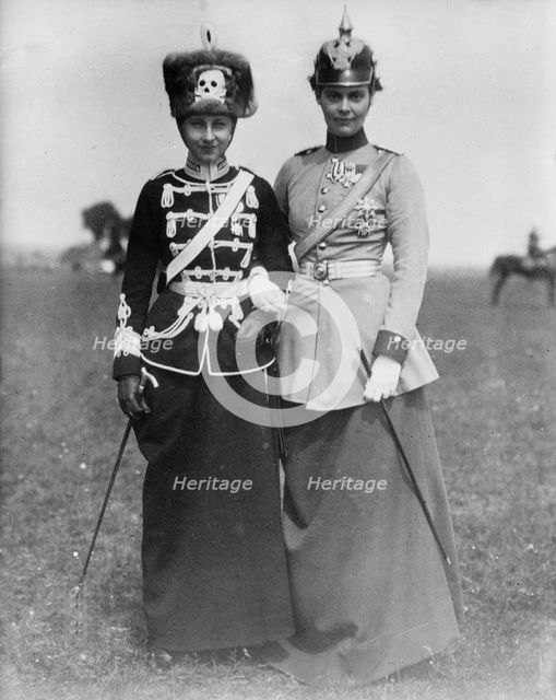 Duchess Brunswick & Crown Princess Cecilie, between c1910 and c1915. Creator: Bain News Service.