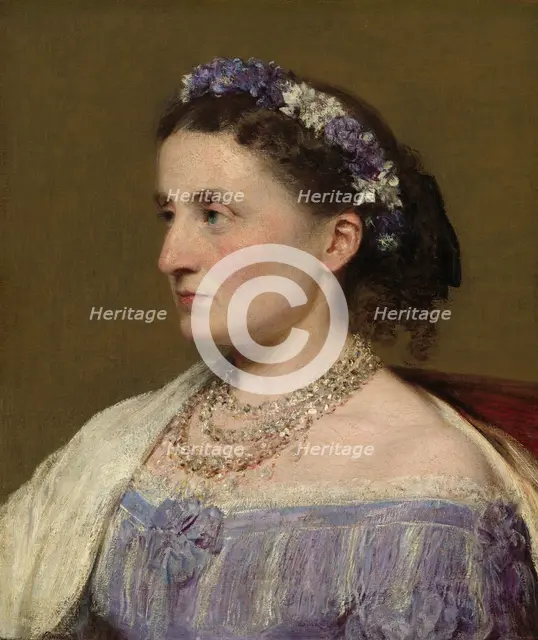 Duchess de Fitz-James, 1867. Creator: Henri Fantin-Latour.