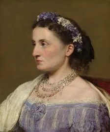 Duchess de Fitz-James, 1867. Creator: Henri Fantin-Latour