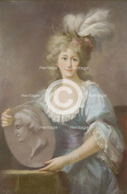 Duchess Dorothea of Courland, née Countess von Medem (1761-1821) , ca 1792.