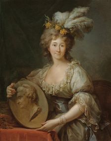 Duchess Dorothea of Courland, née Countess von Medem (1761-1821) , Late 18th century. Creator: Bacciarelli, Marcello (1731-1818)
