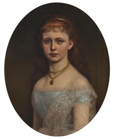 Duchess Margarete Sophie of Württemberg, Archduchess of Austria (1870-1902) , 1883. Creator: Raab, Georg Martin Ignaz (1821-1885)