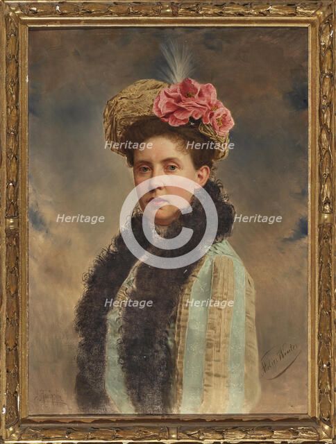 Duchess Margarete Sophie of Württemberg, Archduchess of Austria (1870-1902) , c. 1900. Creator: Knüpfer, C. (active ca 1900).