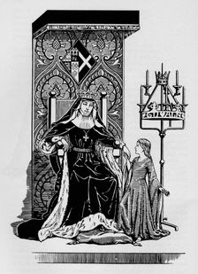 Duchess of York, and Princess Margaret of Clarence c1926. Artist: Herbert Norris