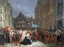 Duchess of Montpensier 1864. Artist: Ary Scheffer