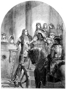 Duchess of Savoy and her children quitting Turin (19th century)
