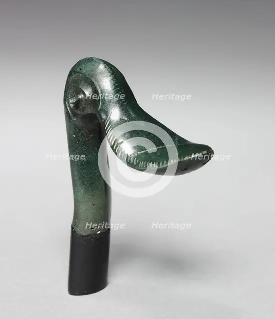 Duck Head Finial, c. 1400-1300 BC. Creator: Unknown.