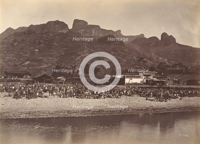 Duck Market, ca. 1869. Creator: Afong Lai.