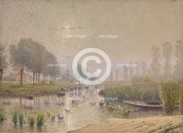 Duck Nests in the Reed, late 19th-early 20th century. Creator: Adriaan Joseph Heymans.