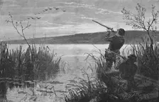 Duck-Shooting on Saratoga Lake 1973, (1883). Artist: Matthew Somerville Morgan