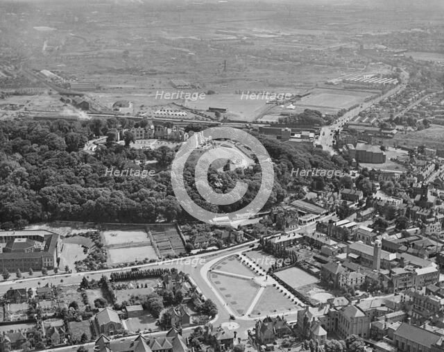 Dudley Castle, West Midlands, 1947. Artist: Aeropictorial Ltd.
