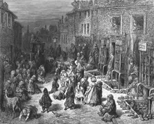 Dudley Street, Seven Dials 1872. Creator: Gustave Doré