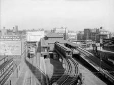 Dudley Street Station, Boston "L" Ry., Boston, Mass., c1904. Creator: Unknown