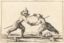 Duel with Swords, c. 1622. Creator: Jacques Callot