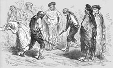 'Duel with the Navaja; Notes on Spain 1875. Creator: Unknown