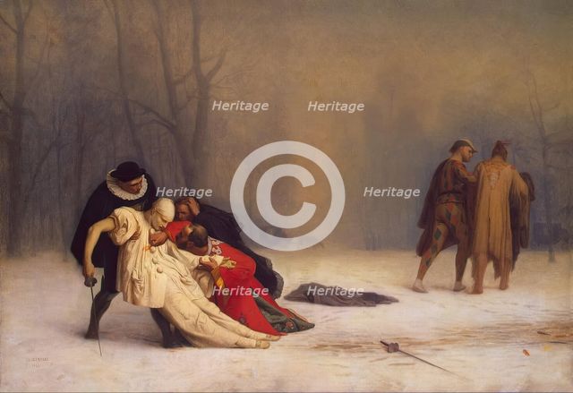 Duel after a Masked Ball, 1857. Creator: Jean-Leon Gerome.