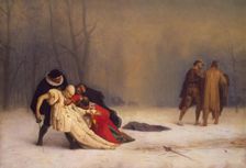Duel after a Masked Ball, 1857. Creator: Jean-Leon Gerome