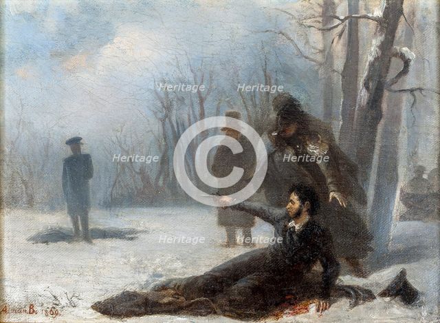 Duel between Alexander Pushkin and Georges d'Anthès.